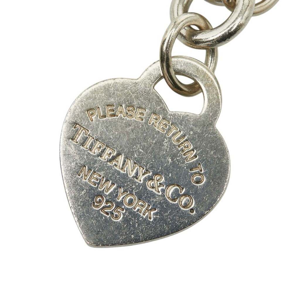 TIFFANY Authentic Silver Heart Charm Bracelet - Picture 3 of 5